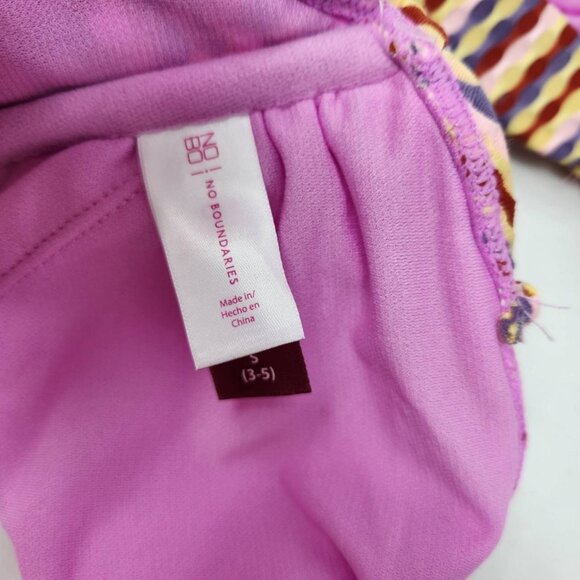 Lot of 2 No Boundaries Bandeau Bikini Top Striped Size Small (3-5) - Picture 7 of 9